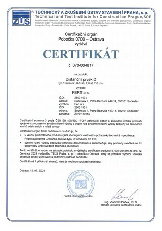 Type D steel spacers