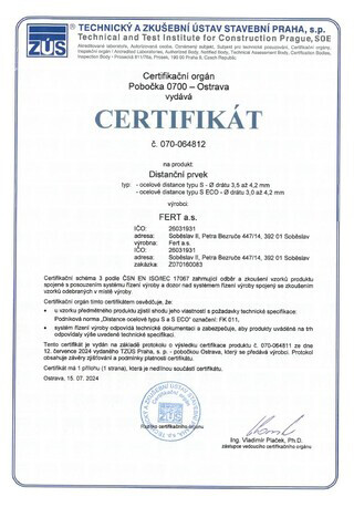 Type S and S ECO steel spacers