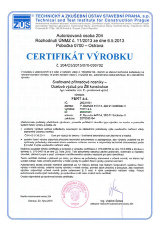 Zbrojenie do betonu typ E