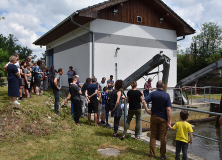 Ziua ușilor deschise la mica hidrocentrală